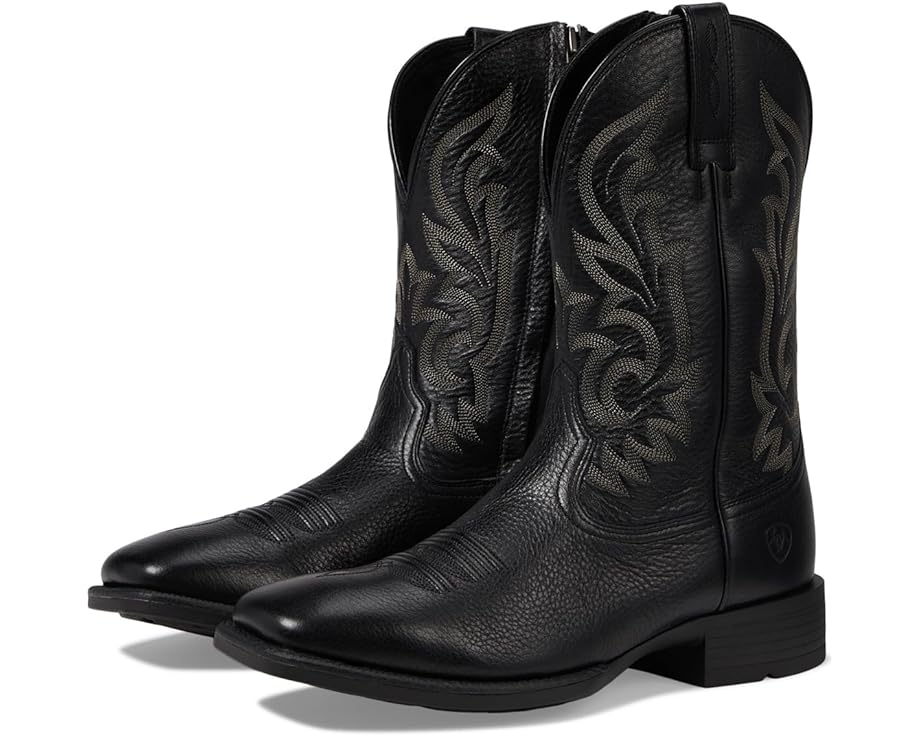 アリアット スリム ウルトラ 黒色 ブラック メンズ 【 ARIAT SLIM ZIP ULTRA / BLACK DEERTAN 】 ブーツ