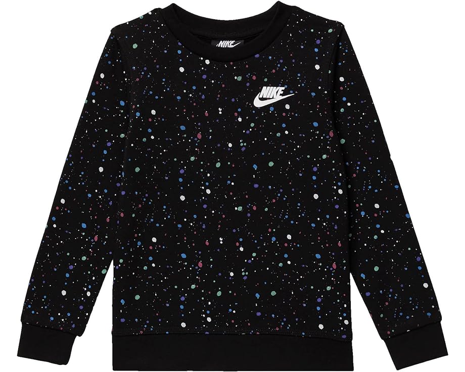 ナイキ クルー スウェットシャツ トレーナー 黒色 ブラック ジュニア キッズ 【 NIKE KIDS SPORTSWEAR ..