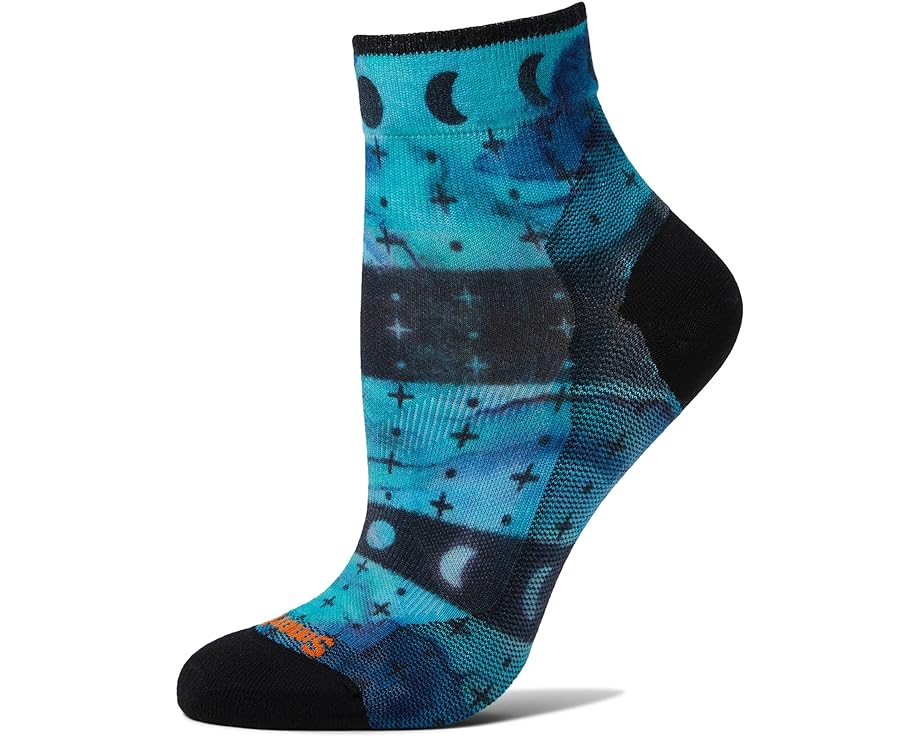 楽天スニケススマートウール ゼロ 靴下 レディース 【 SMARTWOOL BIKE ZERO CUSHION CELESTIAL PRINT ANKLE SOCKS / CAPRI 】 インナー 下着 ナイトウエア レッグ