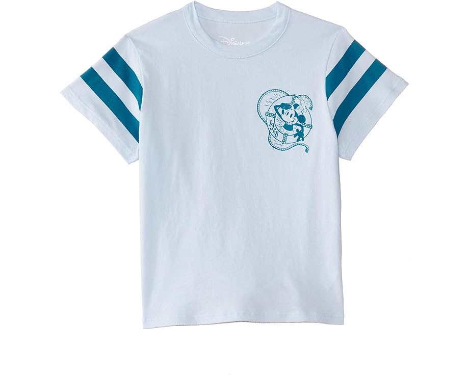  ꡼ T  Ŀ ֥롼 Ⱦµ ˥ å  CHASER KIDS DISNEY 100 - STEAMBOAT WILLY SHORT SLEEVE TEE / SKY BLUE  ٥ӡ ޥ˥ƥ ȥåץ åȥ