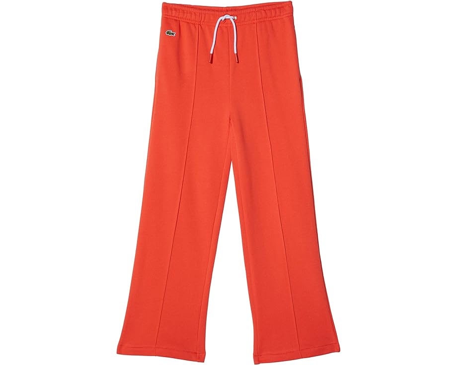 ラコステ トラック トラックパンツ ジュニア キッズ 【 LACOSTE KIDS WIDE LEG TRACK PANTS ADJUSTABLE WAIST / WATERMELON 】 ベビー マタニティ ボトムス