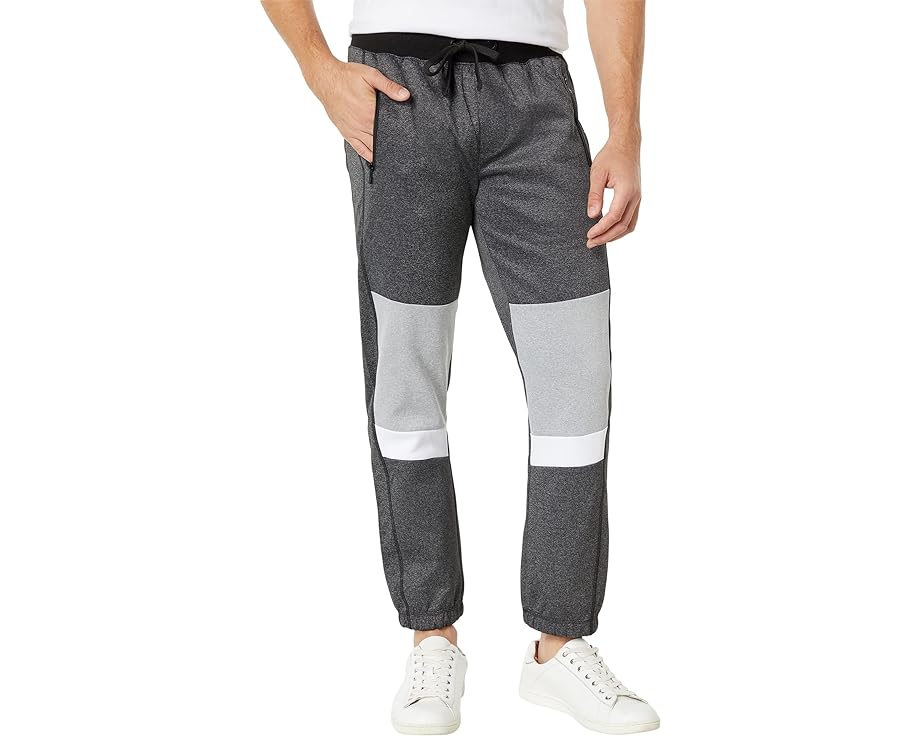 饬ե 祬ѥ  ֥å  ۥ磻  졼   KARL LAGERFELD PARIS COLOR-BLOCK JOGGERS / BLACK WHITE GREY  󥺥եå ܥ