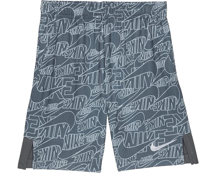 ナイキ ショーツ ハーフパンツ 灰色 グレー DRIFIT™ ジュニア キッズ 【 NIKE KIDS DRI-FIT™ PRINTED SHORTS / SMOKE GREY 】 ベビー マタニティ ブーツ