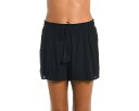 ラブランカ ロサンゼルス ショーツ ハーフパンツ 黒色 ブラック ビーチショーツ 水着 レディース 【 LA BLANCA BEACHCOMBER BASICS BEACH SHORTS / BLACK 】 ブーツ