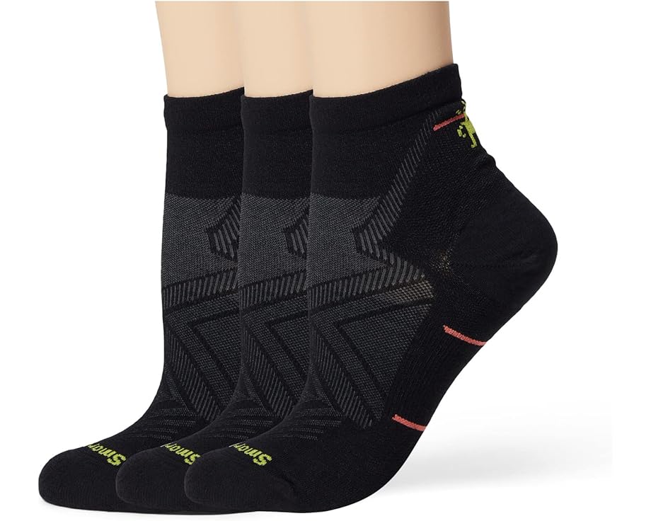 楽天スニケススマートウール ラン ゼロ 靴下 3個入 黒色 ブラック レディース 【 SMARTWOOL RUN ZERO CUSHION ANKLE SOCKS 3-PACK / BLACK 】 インナー 下着 ナイトウエア レッグ