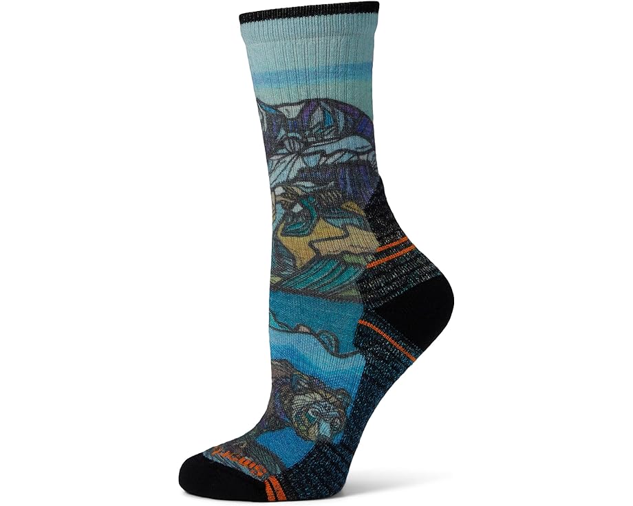 スマートウール クルー 靴下 レディース 【 SMARTWOOL HIKE LIGHT CUSHION ICY RANGE PRINT CREW SOCKS / MULTICOLOR 】 インナー 下着 ナイトウエア レッグ