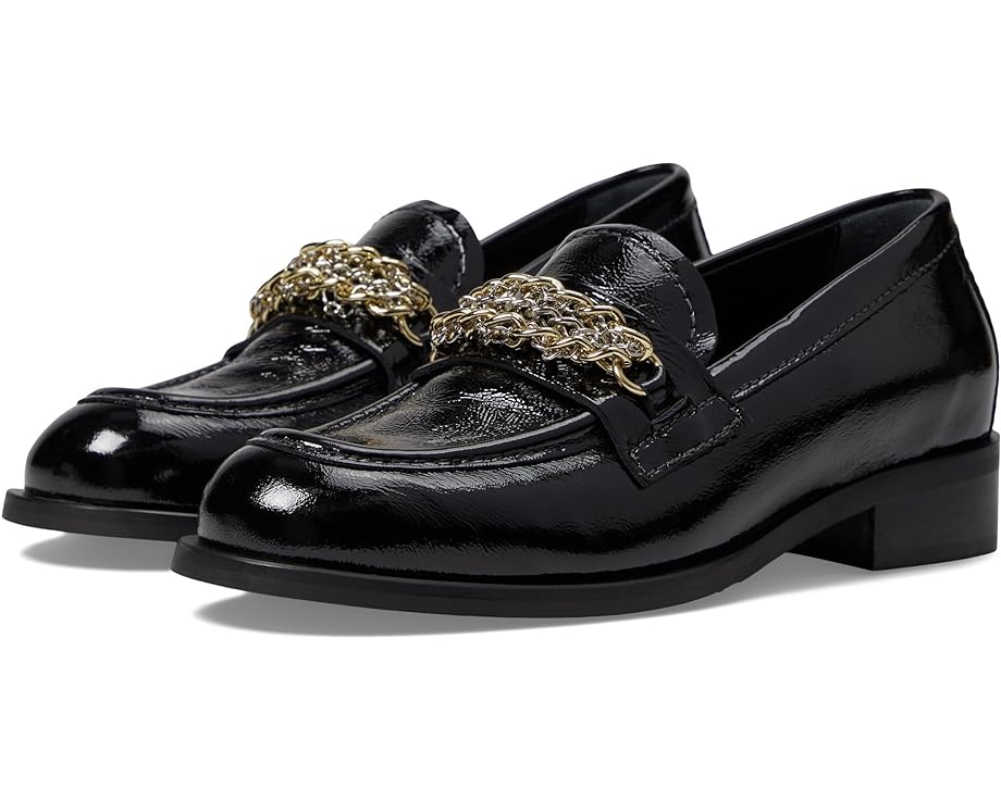 ロサンゼルス 黒色 ブラック パテント レディース 【 LA CANADIENNE DALILAH / BLACK CRINKLE PATENT 】 ローファー