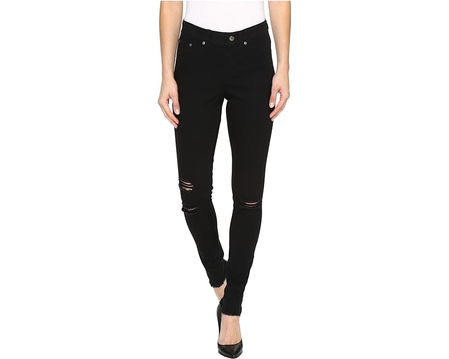ヒュー デニム レギンス タイツ レディース 【 HUE RIPPED KNEE DENIM LEGGINGS / 】 ブーツ