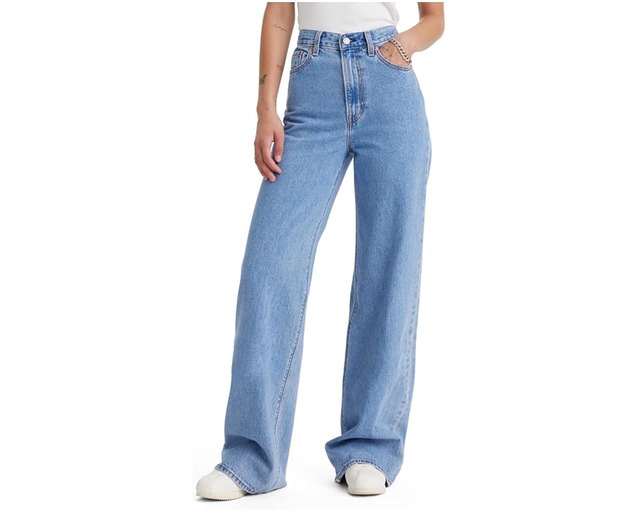 【★スーパーSALE★12/11午前2時迄】プレミアム ジーンズ ゾーン LEVI'S? レディース 【 LEVI'S? PREMIUM RIBCAGE WIDE LEG JEANS / SPLASH ZONE 】 ブーツ