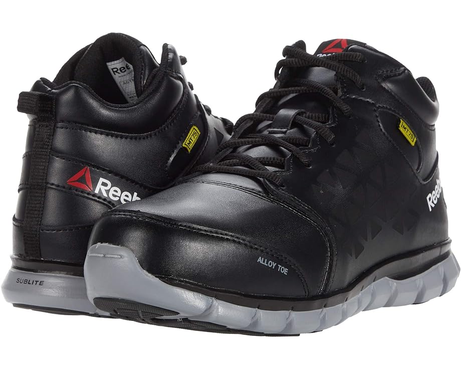 リーボック ワーク リーボック サブライト 黒色 ブラック スニーカー メンズ 【 REEBOK WORK SUBLITE CUSHION WORK - RB4143 ALLOY TOE EH / BLACK 】