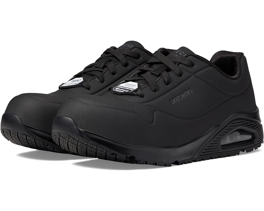 スケッチャーズ ワーク スケッチャーズ スニーカー レディース 【 SKECHERS WORK UNO SR - DELONEY COMP TOE / 】
