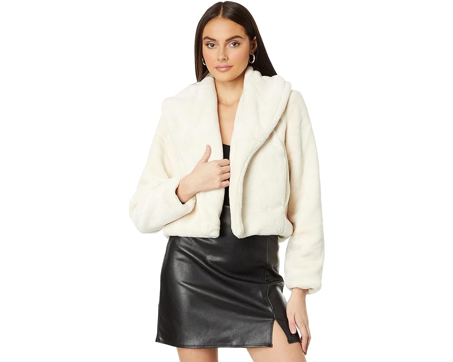 【★Fashion THE SALE★7/12午前10時迄】ブランクニューヨークシティー ジャケット レディース 【 BLANK NYC FAUX FUR CROPPED JACKET / SNOW QUEEN 】