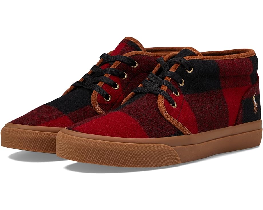 楽天スニケスポロラルフローレン ポロシャツ チャッカ 赤 レッド スニーカー メンズ 【 POLO RALPH LAUREN KEATON CHUKKA / RED 】