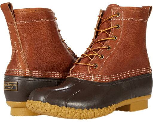 ブーツ レザー 茶色 ブラウン L.L.BEAN 8" メンズ 【 BEAN BOOT TUMBLED LEATHER PRIMALOFT SHEARLING LINED / TAN BEAN BOOT BROWN GUM 】 ブーツ レザー 茶色 ブラウン L.L.BEAN 8" メンズ 【 BEAN BOOT TUMBLED LEATHER PRIMALOFT SHEARLING LINED / TAN BEAN BOOT BROWN GUM 】