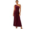 アドリアナパぺル ジャージー ドレス 赤 レッド レディース 【 ADRIANNA PAPELL ONE SHOULDER JERSEY DRESS / RED...