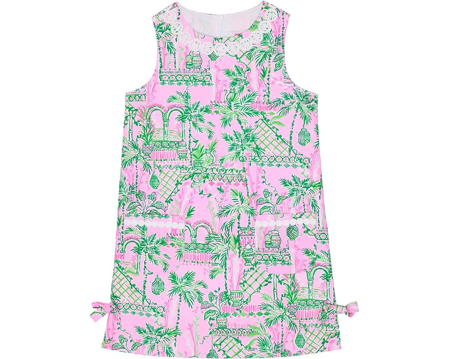 リリーピュリッツァー クラシック ドレス ワース ジュニア キッズ 【 LILLY PULITZER KIDS LITTLE LILLY CLASSIC SHIFT DRESS / MANDEVILLA BABY ALWAYS WORTH IT 】 ベビー マタニティ