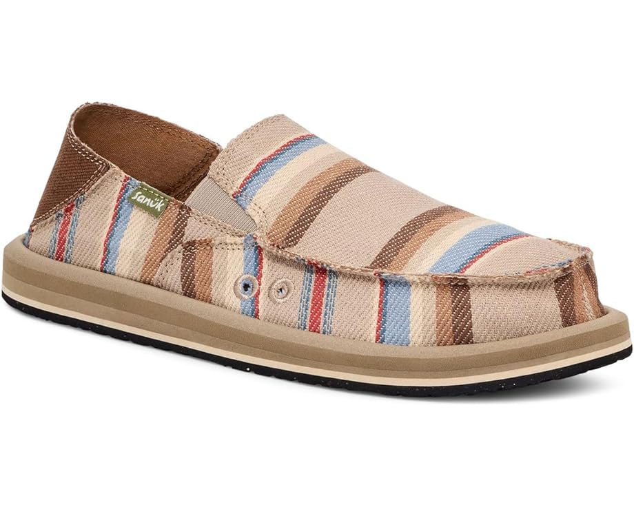 サヌーク サンダル メンズ 【 SANUK DONNY BLANKET / TAUPE MULTI 】 ローファー