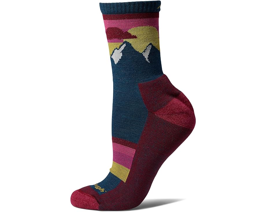 ダーンタフバーモント ミクロ クルー レディース 【 DARN TOUGH VERMONT SUNSET LEDGE MICRO CREW LIGHTWEIGHT WITH CUSHION / DARK TEAL 】 インナー 下着 ナイトウエア レッグ