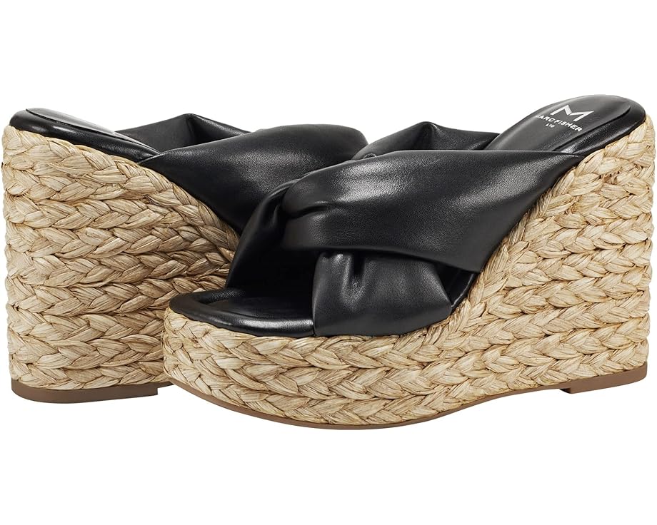 マークフィッシャー エルティーディー 黒色 ブラック レザー レディース 【 MARC FISHER LTD NAVINA / BLACK LEATHER 】 パンプス