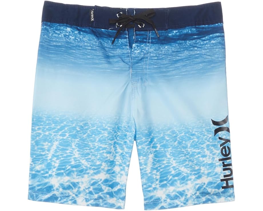 ハーレー ショーツ ハーフパンツ 青色 ブルー ボードショーツ 水着 ジュニア キッズ 【 HURLEY KIDS OCEAN FLOOR BOARD SHORTS / INDO BLUE 】 ベビー マタニティ