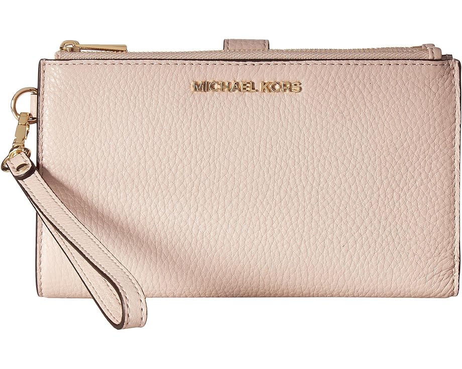 マイケルマイケルコース ピンク 7+ レディース 【 MICHAEL MICHAEL KORS ADELE DOUBLE-ZIP WRISTLET / SOFT PINK 】 バッグ レディースバッグ ハンドバッグ