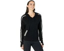 ブランノワール ブランク フーディー パーカー 黒色 ブラック レディース 【 BLANC NOIR PORTOLA ZIP-UP HOODIE / BLACK SHARKSKIN 】 レディースファッション トップス