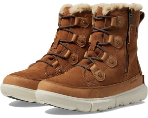 ソレル デュエル NEXT? レディース 【 SOREL EXPLORER JOAN DUAL ZIP WATERPROOF / VELVET TAN FAWN 】 ブーツ