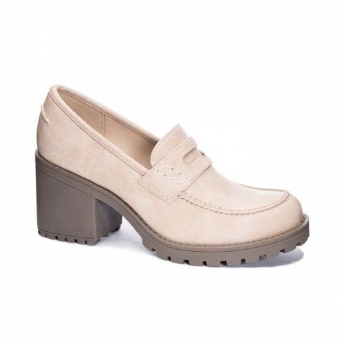 ダーティーランドリー レディース ローファー ナチュラル WOMEN'S 【 DIRTY LAUNDRY LIBERTY HEELED LOAFERS NATURAL 】