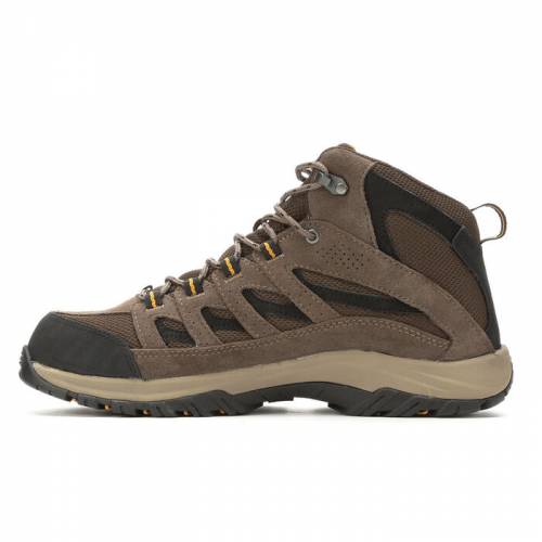 コロンビア メンズ ミッド ブーツ MEN'S ハイキングブーツS 【 COLUMBIA CRESTWOOD MID WATERPROOF CORDOVAN SQUASH 】