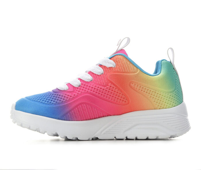 スケッチャーズ ライト スペクトラム ウェッジ GIRLS' & ジュニア キッズ 【 SKECHERS LITTLE KID BIG UNO LITE SPECTRUM BRIGHT WEDGE SNEAKERS MULTI 】