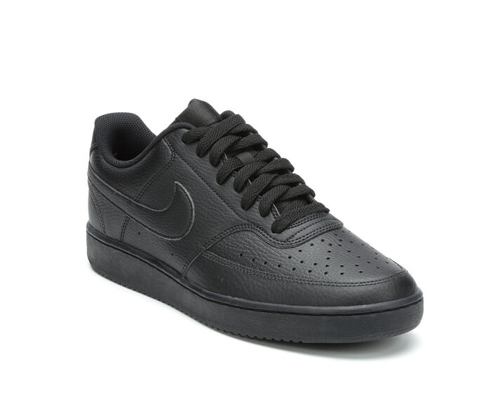 【★スーパーSALE★9/11深夜2時迄】ナイキ メンズ コート 黒色 ブラック MEN'S スニーカー 【 NIKE COURT VISION LOW SNEAKERS BLACK 】