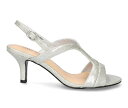 イージーストリート EASY STREET ストリート レディース ドレス サンダル 銀色 シルバー WOMEN'S 【 STREET SILVER EASY BREE DRESS SANDALS PAT GLIT 】