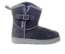 レディース バックル ウィンター ブーツ 黒色 ブラック WOMEN'S 【 SUPERLAMB ARGALI BUCKLE WINTER BOOTS BLACK 】