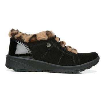 ビジーズ レディース ウィンター 黒色 ブラック ヒョウ柄 レオパード WOMEN'S 【 BZEES GOLDEN WINTER BOOTIES BLACK LEOPARD 】