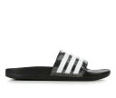 アディダス アディレッタ GIRLS' & ジュニア キッズ 【 ADIDAS LITTLE KID BIG ADILETTE COMFORT SPORT SLIDES BLK GLITTER 】