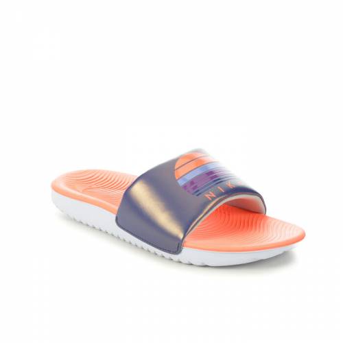 ナイキ 紫 パープル GIRLS' & ジュニア キッズ 【 PURPLE NIKE LITTLE KID BIG KAWA REST RECOVER SPORT SLIDES DK MANGO 】