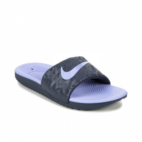 ナイキ GIRLS' & ジュニア キッズ 【 NIKE LITTLE KID BIG KAWA MERMAID PRINT SPORT SLIDES THUNDERBLU PURP 】