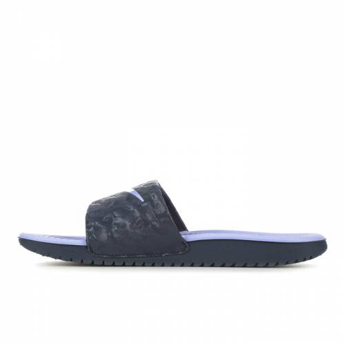 ナイキ GIRLS' & ジュニア キッズ 【 NIKE LITTLE KID BIG KAWA MERMAID PRINT SPORT SLIDES THUNDERBLU PURP 】