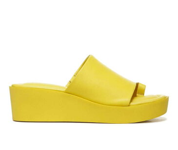 【★スーパーSALE★9/11深夜2時迄】フランコサルト レディース ウェッジ サンダル 黄色 イエロー WOMEN'S 【 YELLOW FRANCO SARTO CESSA PLATFORM WEDGE SANDALS 】