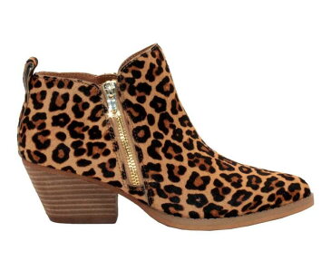 レディース ウェスタン ヒョウ柄 レオパード WOMEN'S 【 VERY VOLATILE GRACEMONT WESTERN ANKLE BOOTIES TAN LEOPARD 】