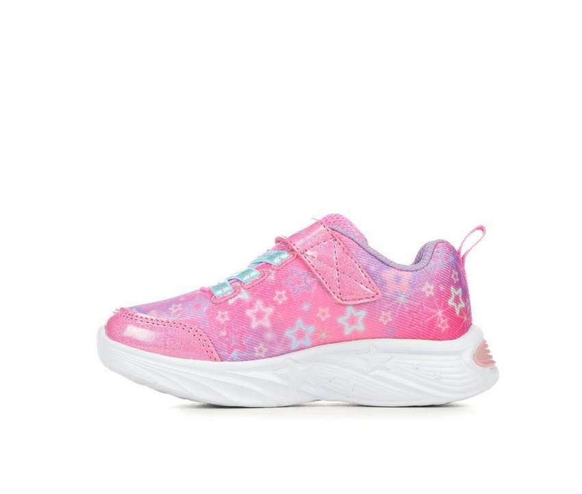 スケッチャーズ ベビー 赤ちゃん用 ピンク GIRLS' ジュニア キッズ 【 PINK SKECHERS TODDLER STAR SPARKS LIGHTUP SNEAKERS MULTI 】