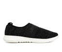 htHO fB[X F ubN WOMEN'S y LONDON FOG KASSA SLIPONS BLACK SHIMMER z