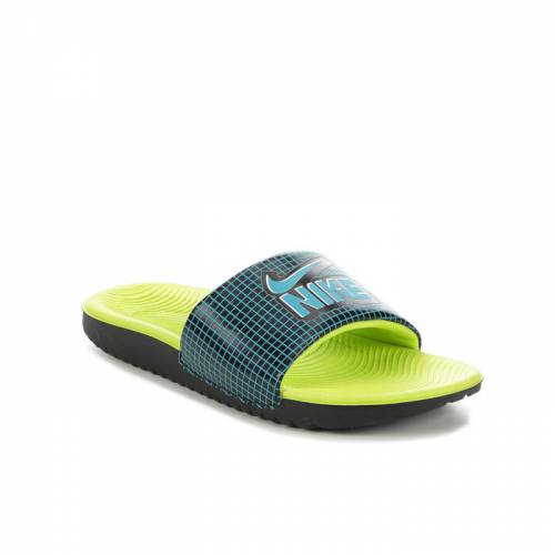 ナイキ パワー 黒色 ブラック アクア BOYS' & ジュニア キッズ 【 POWER NIKE LITTLE KID BIG KAWA UP SPORT SLIDES BLACK AQUA 】