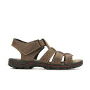 サンダル 茶色 ブラウン BOYS' & ジュニア キッズ 【 BEAVER CREEK LITTLE KID BIG LARRY SANDALS BROWN 】