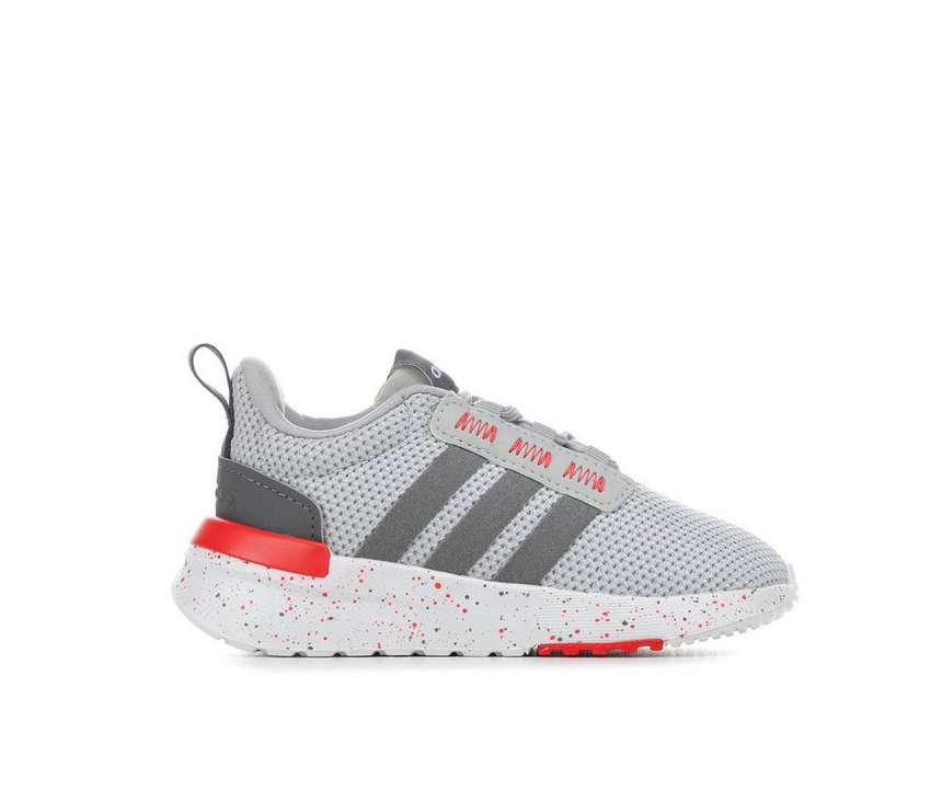 ǥ ADIDAS ٥ӡ ֤ ˡ ư  Boys Infant And Toddler Racer Tr 21 Sustainable Running Shoes  Grey/red/speck