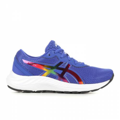 【★スーパーSALE★9/11深夜2時迄】アシックス スニーカー 運動靴 青色 ブルー GIRLS' ジュニア キッズ 【 ASICS BIG KID GEL EXCITE 8 RUNNING SHOES LL BLUE BLU 】