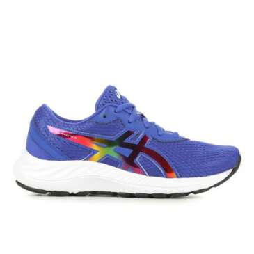 【★スーパーSALE★9/11深夜2時迄】アシックス スニーカー 運動靴 青色 ブルー GIRLS' ジュニア キッズ 【 ASICS BIG KID GEL EXCITE 8 RUNNING SHOES LL BLUE BLU 】