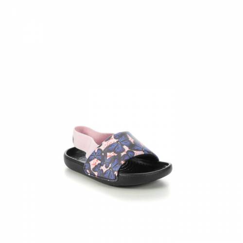 ナイキ ベビー 赤ちゃん用 ピンク GIRLS' & ジュニア キッズ 【 PINK NIKE INFANT TODDLER KAWA BUGS PRINT SPORT SLIDES FOAM BLK 】