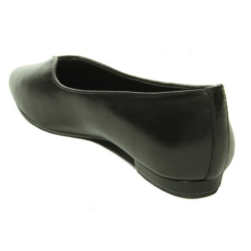 【スーパーセール中！ 3/11深夜2時迄】VANELI 'GANET' 【 POINTY TOE FLAT BLACK NAPPA LEATHER 】 送料無料