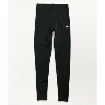 アディダス 黒色 ブラック レギンス タイツ レディース 【 ADIDAS BLACK LEGGINGS 】